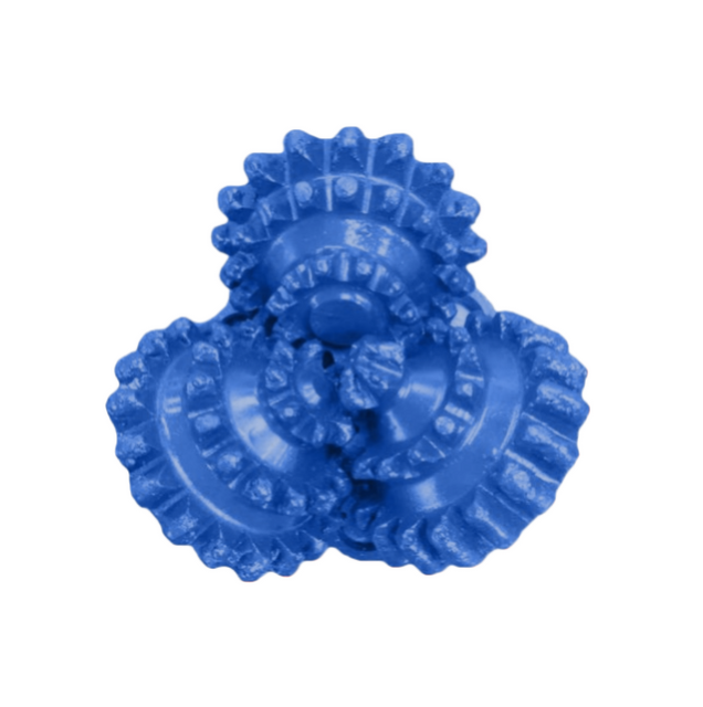 Broca tricónica de dientes fresados ​​de acero de alto rendimiento para formaciones blandas a medianas